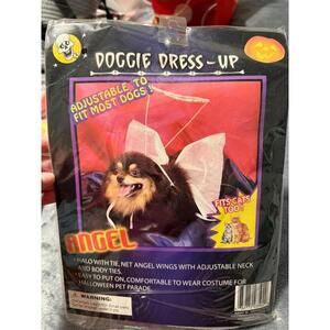 Doggie Dress Up Angel Costume NEW One Size
